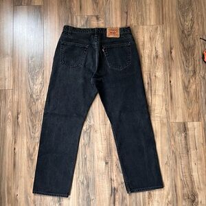 Levi Black Straight Leg Jeans